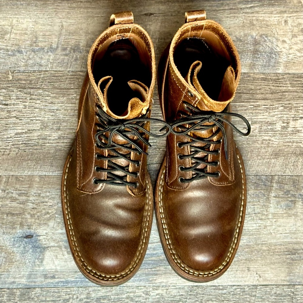 White's Brown Leather 350 Cruiser Boots  Size 12D, EUC, Cinnamon Waxed Flesh